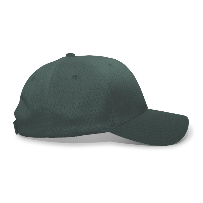Pacific Headwear Standard Coolport Mesh Hook-and-Loop Adjustable Cap, Dark Green