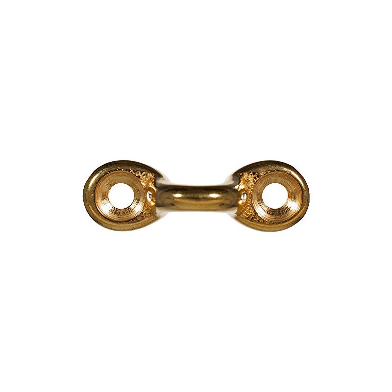 Brass Footman Loop 1 1/16 Inch - 10 Pack