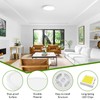LED Flush Mount Ceiling Light Fixture, 100W Equivalent Modern Kitchen
