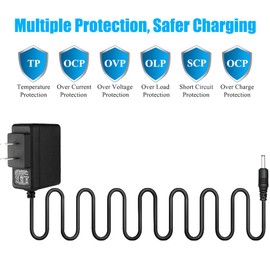 SoulBay 4,2V Cargador Adaptador para Wahl Afeitadora Cortapelos 9818 9818L 9854L 9864 9876L 9880L 9888L S003HU0420060 S004mu0400090 Clase 2 Trimmer Cable