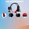 AMHTDOL ISO 7638 7pin (EBS/ABS) Adapter,Trailer and Truck Diagnostic Cable