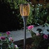Smart Solar Cool Flame Realistic Flaming Torch Outdoor Stake Light