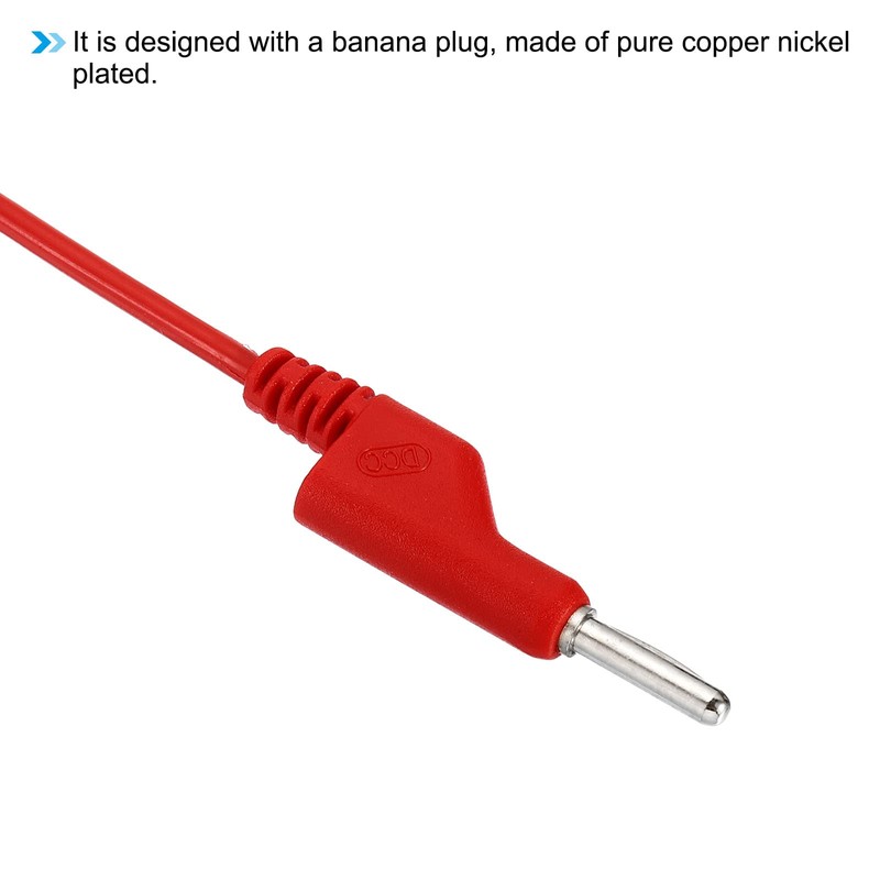 PATIKIL 4 mm Banana Plug to Banana Plug Test Leads