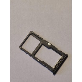 Compatible with TCL 20 SE / T761H T671H Tray Accommodation Adapter Slot Card Holder for SIM Card + Memory Compartment Micro SD (Black)