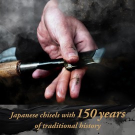 SUIZAN Japanese Wood Chisel 1-7/16" (36mm) - Professional Oire Nomi Woodworking tools