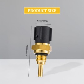 Engine Coolant Temperature Sensor, 1434050 Engine Coolant Temperature Sensor Replacement for Honda Pilot 2003-2015 for Honda Ridgeline 2006-2014, Car Accessories Part Number 48160-PGJ-003