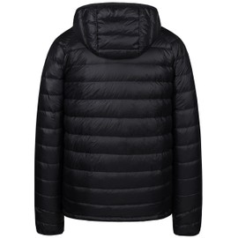 wantdo Men's Warmer Down Jacket Winter Jackets with Storage Bag (Black, Medium)