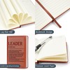 JOHSBYD Leader Definition Leather Notebook Boss Appreciation Gift Leader Boss