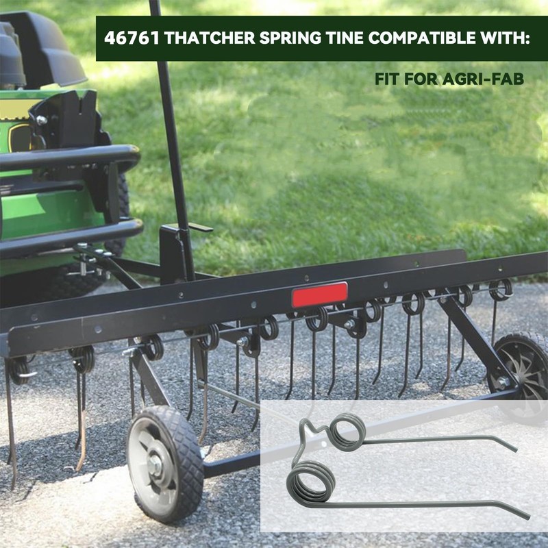 CADOAHJ 46761 Dethatcher Tines Replacement, Fit for Agri-Fab Craftsman De-Thatcher,