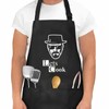 Aomig Kitchen Apron Couple Chef Aprons, Kitchen Adjustable Bib Apron