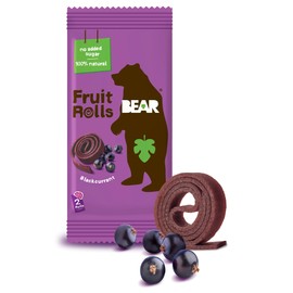 BEAR Yoyo Pure Multipack Blackcurrant Fruit Rolls, 20 g