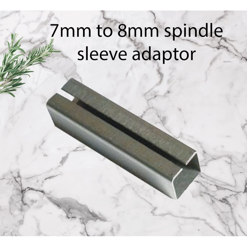 Spindle Sleeves Shims Converts Black Metal Sleeve (Metal 7-8mm -