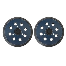 JRSHOME 5 Inch 8 Hole Replacement Sander Pad, 2 Pack Hook and Loop Sander Replacement Sanding Pad for Makita BO5010, BO5030K, BO5031K, BO5041K Sanders