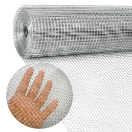 1 Roll 5 Mesh Wire Mesh Screen - 16" X 144" Screen Mesh for Corrosion-Resistant Fencing, High-Temp Filters, Farm Barriers, Crafting, and Outdoor Projects