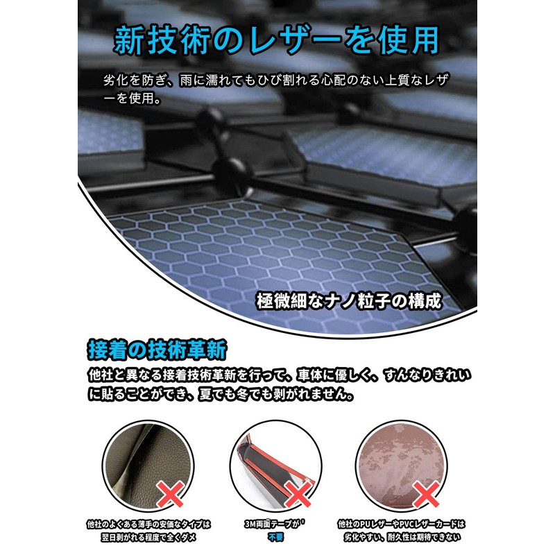 HUDIY Door Kick Guard, For New Alphard 40 Series Vehicles,