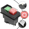 laffoonparts 5-PIN Electromagnetic Pushbutton Switch, 120 Volts Magnetic On-Off Switch