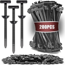 200pcs Cinchos de Plastico, Hebilla Fijación De Piezas Automotrices, Cinchos de Plastico para Electricidad para Diarias en Máquinas y Automóviles, Agr