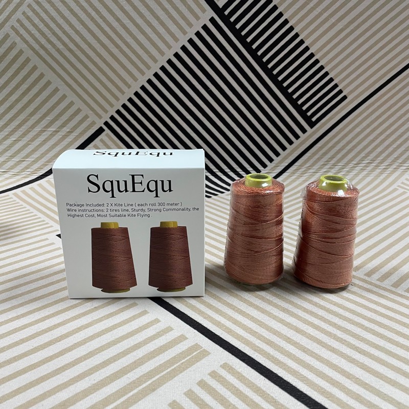 SquEqu 2 Roll Kite String 1000 Feet Braided Line Twine