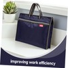 NOLITOY Oxford Fabric Document Bag Zippered Tote with Handle Spacious