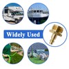 Alsoyixia 4Pcs 1/4" Air Compressor Quick Connect Plug To GHT