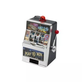 CHH Mini Slot Machine Las Vegas With Winning Light And Sound Coin Bank