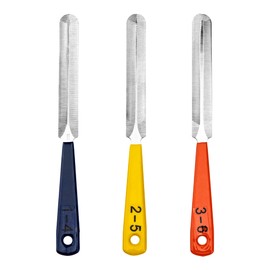 3Pcs Yootones Guitar Nut File Set Nail Puller Repair Tool Stainless Steel Guitar Fret File Compatible with Bass Mandoline Banjo Ukulele Repair