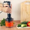 6-Speed Immersion Blender - 4-in-1 Hand Mixer with Whisk, Food