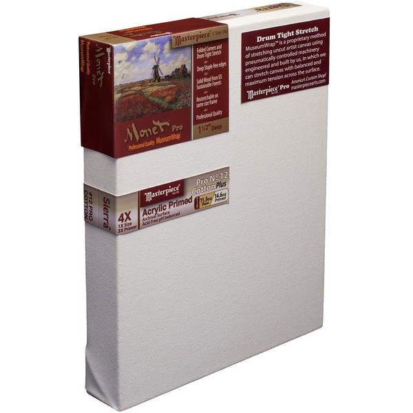 Masterpiece Artist Canvas 43921 Monet PRO 1-1/2" Deep, 9" x