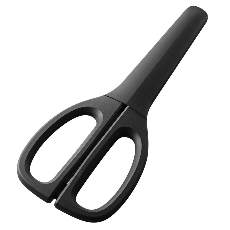 KAI DIRK kitchen scissors, black, with a total length of