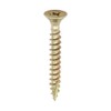 TIMCO 35035CLAF Classic Screw PZ2 CSK-ZYP, Yellow Passivated, 3.5mm x
