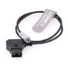 SZRMCC D-tap to XS6 4 Pin Female Plug Power Cable for IKAN Portkeys BM5 BM7 HH7 HS7T Monitor (Straight Cable, Straight)