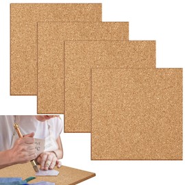 Juexica 2 Pcs 12" x 12" Heat Resistant Stained Glass Work Surface 1/2" Thick Stained Glass Supplies for Protecting Table and Countertops