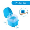 Denture Case Denture Cup with Strainer - Denture Bath Box