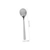 SHOWERORO 12pcs Stainless Steel Serving Spoons Long Handle Thickened Soup