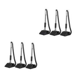 Veemoon 6 Pcs Black Gel Ink Desk Pens Theft Security Signing Pens for Office Use Smooth Writing No Ink