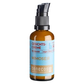 benecosBIO Gesichtscreme BIO-Mandel MIMOSE:R - sensible Haut – vegan – derm. getestet