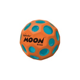 Sunflex® x Waboba® Moon Ball Martian Orange | Jumping Ball | Jumping Rubber Ball | Play Ball | Ball Crater Creates Popping Sound | Easy to Grip | Bouncing Ball for Children