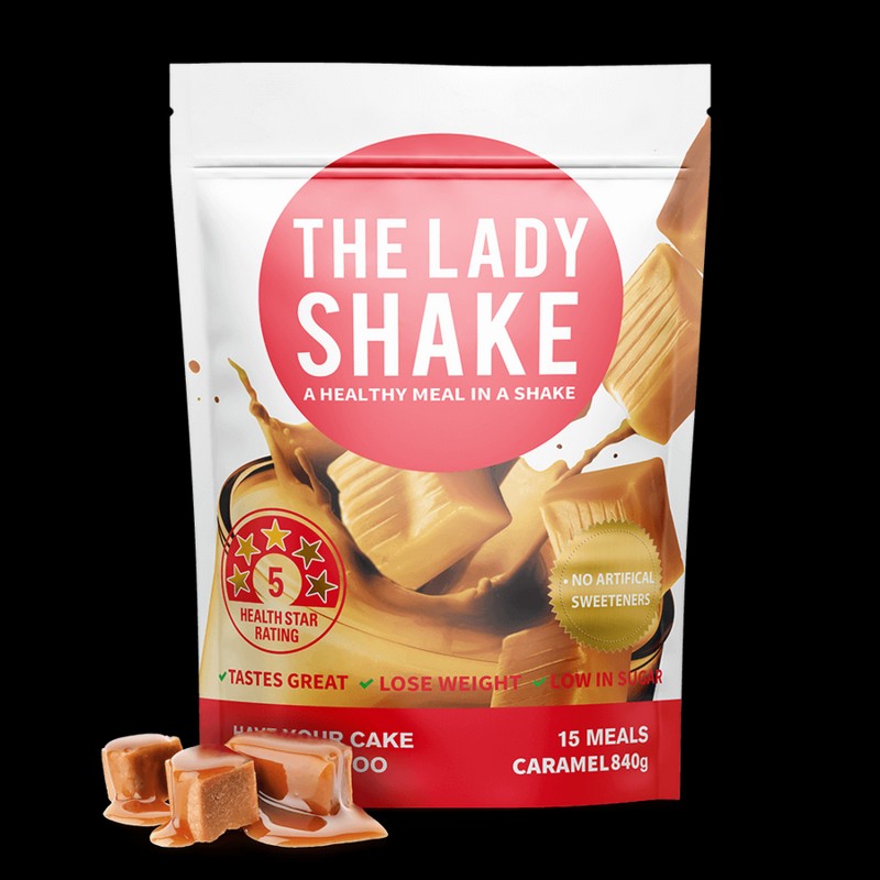The Lady Shake Meal Replacement Shake 15 Meals 840g, Strawberry