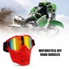 Riding Goggles, Motorcycle Skull Goggle Face Cover Off Road Cycling