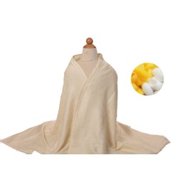 Hala & Kane -Toalla de ducha de seda de morera | Seda pura orgánica natural | Toallas de baño grandes, ultraabsorbentes | Toalla de baño para yoga, ca