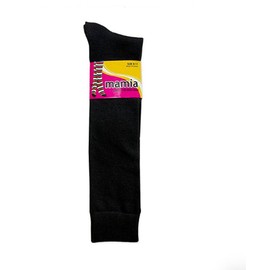 Mamia 6 Pack Women Multi Pattern Playful and Colorful Knee High Socks (Black, Size 9-11)