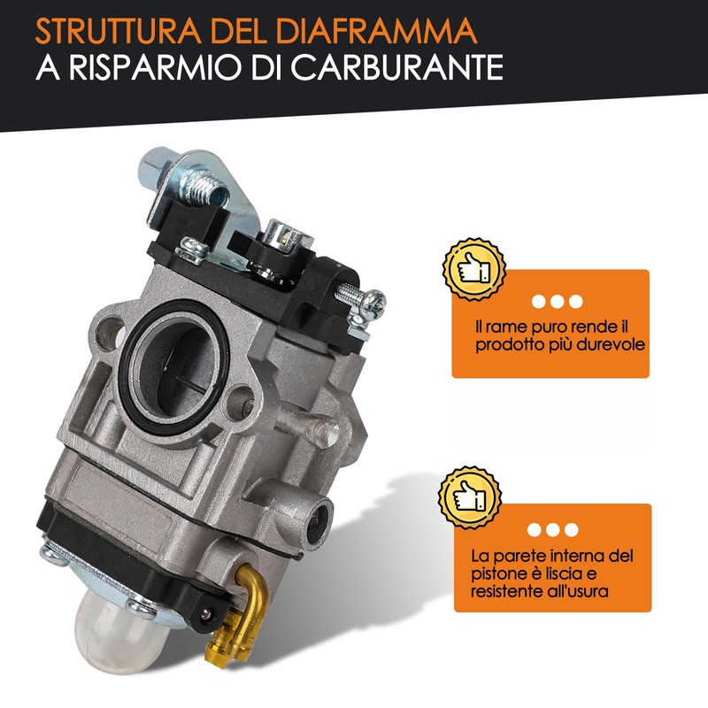 Carburettor for Brush Cutter 52cc 49cc 43cc Includes Complete Accessory