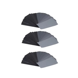 Grendle 42 x Wet and Dry Sandpaper sheets, 120 to 3000 grit Assorted Sand Paper for Wood, Metal, Sanding, Bodywork 23cm x 9cm