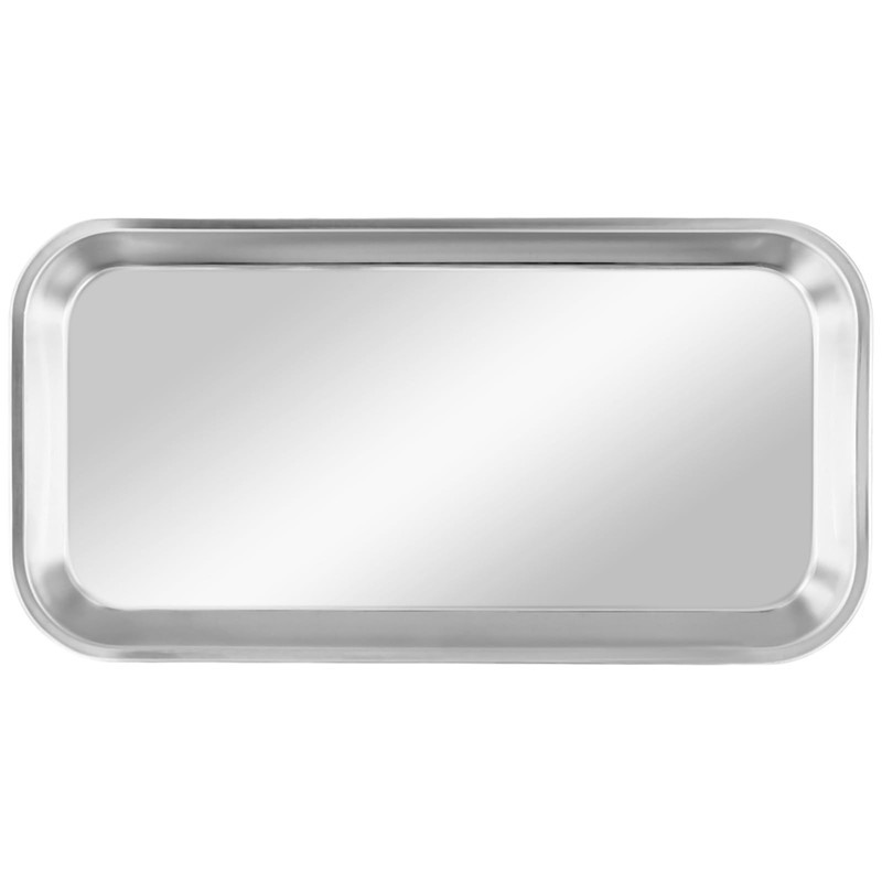 KOHAND 12 Pack 201 Stainless Steel Metal Tray, Metal Surgical