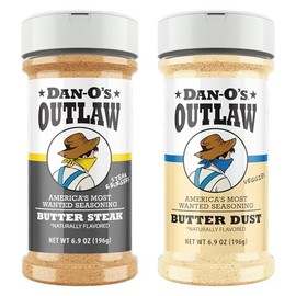 Dan-O's Outlaw Seasoning 2 Bottle Combo- Butter Dust & Butter Steak Seasoning