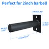 Wall Mount Weight Plate Holder, Weight Plate Storage For 2"