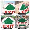 YIKIADA 5 Pack Exit Anti-Slip Floor Sticker Directional Arrow Route