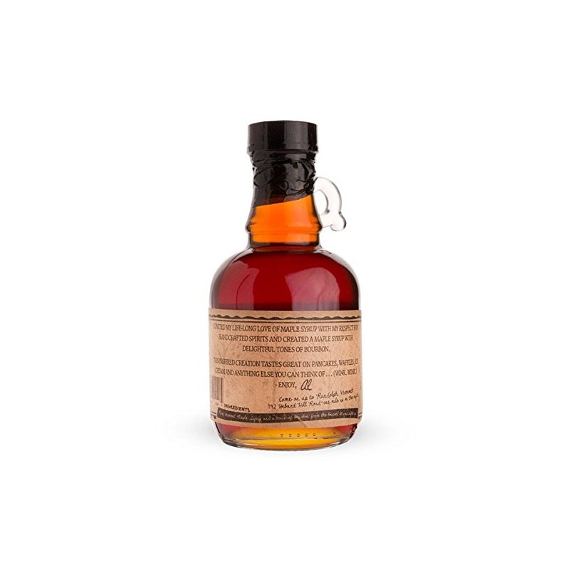 Two Glass Jars of Vermont Pure Maple Syrup - Bourbon