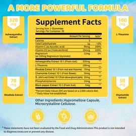 Cortisol Supplements Gummies for Women - Cortisol Manager for Stress Relief and Sleep with Magnesium, Ashwagandha, L-Theanine -Cortisol Health & Cortisol Detox for Women - 60 Vegetarian Gummies