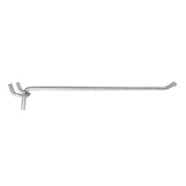 (100 Pack) HB8 8 Inch Heavy Duty All Metal Peg Hooks : .225 Diameter Extremely Stong & Durable